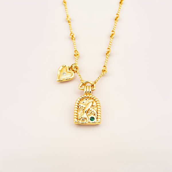 Caged Freedom Zircon Necklace